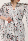 Zada - Jap Kimono XL Long - Earth Aztek