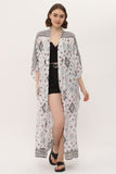 Zada - Jap Kimono XL Long - Earth Aztek
