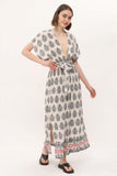 Zada - Venus Dress Cream Paisley