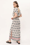 Zada - Venus Dress Cream Paisley