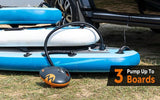 OutdoorMaster Shark II SUP Pompası Elektrikli Otomatik 3 Board Şişirme İmkanlı
