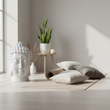 Buddha Heykel - Beyaz