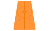 LIFORME HAPPINESS YOGA MAT - TRAVEL VIBRANT ORANGE - MAT BAG GIFT