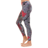 Liquido Active Patterned Yoga Legging Double Effect