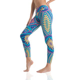 7/8 Eco Legging Perth/  Desenli Yoga Tayt