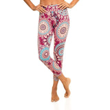 7/8 Eco Legging Wheel of Life /  Desenli Yoga Tayt