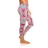 7/8 Eco Legging Wheel of Life /  Desenli Yoga Tayt