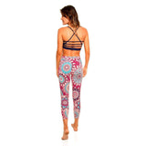 7/8 Eco Legging Wheel of Life /  Desenli Yoga Tayt