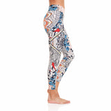 7/8 Eco Legging Kayapo /  Desenli Yoga Tayt