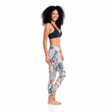 7/8 Eco Legging Kayapo /  Desenli Yoga Tayt