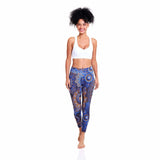 7/8 Eco Legging Passiflora /  Desenli Yoga Tayt