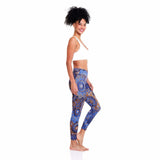 7/8 Eco Legging Passiflora /  Desenli Yoga Tayt