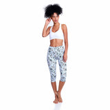 Capri Eco Legging Butterfly of Truth /  Kısa Kapri Boy Desenli Yoga Tayt