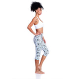 Capri Eco Legging Butterfly of Truth /  Kısa Kapri Boy Desenli Yoga Tayt