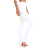 Extra Long Compression Eco Legging / White