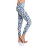 7/8 Eco Legging Aura /  Desenli Yoga Tayt