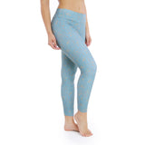 7/8 Eco Legging Aura /  Desenli Yoga Tayt