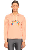 Namaste in Istanbul Rainbow - Unisex Kapşonlu Sweatshirt Hoodie Somon