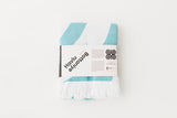 TOWEL / BLANKET RAMS HORSE - TURQUOISE/WHITE