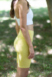 Oh So Summer Biker Shorts -   Lime