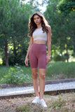 Oh So Summer Biker Shorts -  Burnt Sugar
