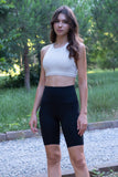 Oh So Summer Cargo Biker Shorts - Black