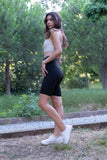Oh So Summer Cargo Biker Shorts - Black