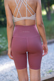 Oh So Summer Biker Shorts -  Burnt Sugar