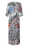 Goddess of Luck - Şans Tanrıçası - V neck Long Shirt Dress - Uzun Gömlek Elbise