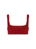 Bimba Square Neck Sports Bra - Dark Burgundy