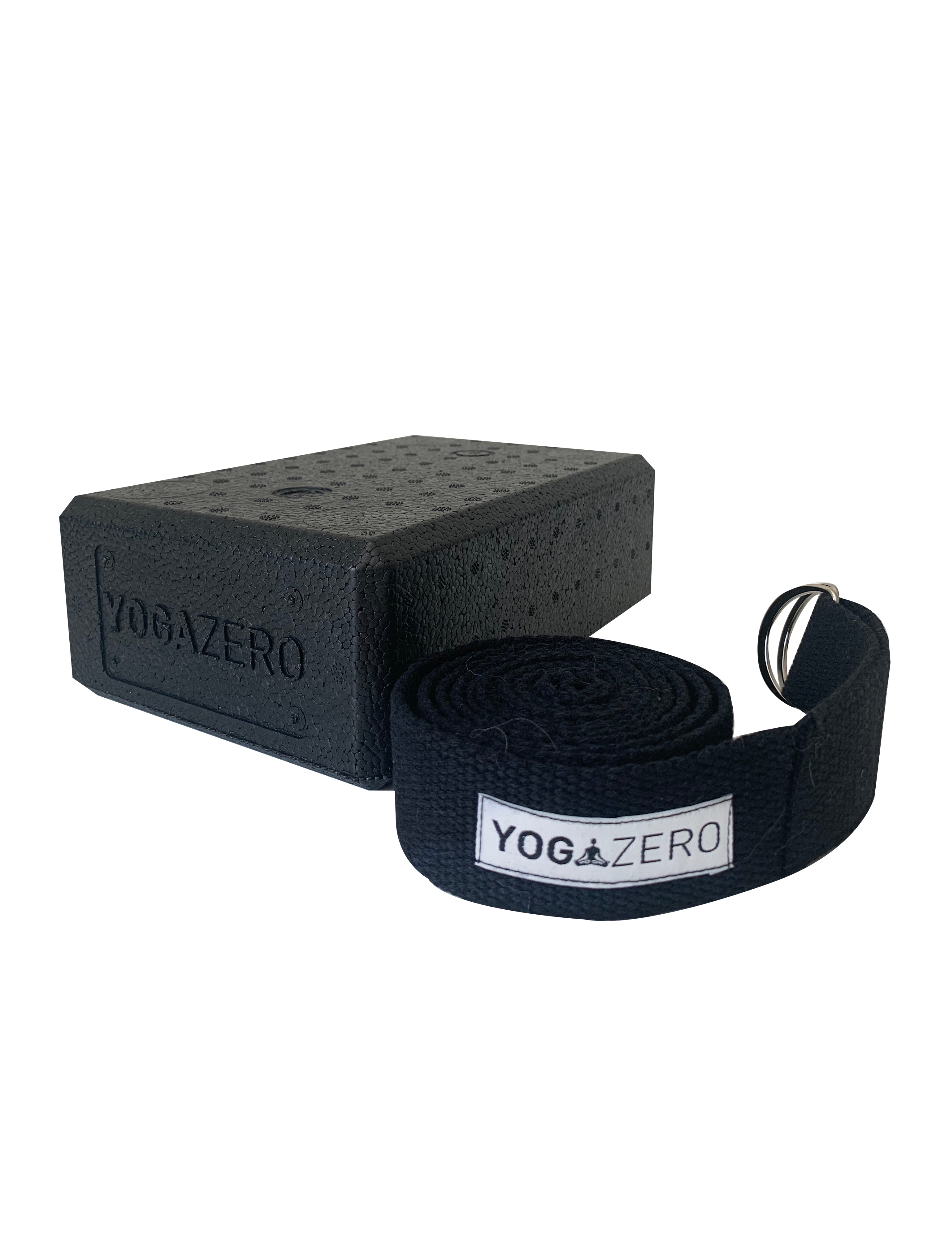 YOGAZERO Yoga Başlangıç seti/ Siyah yoga mat
