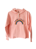 Namaste in Istanbul Rainbow - Unisex Kapşonlu Sweatshirt Hoodie Somon