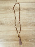 Pembe Kuvars ve Rudraksha 108'lik Mala