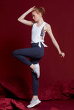 Bellis Activewear Sophie Blouse (White) 