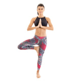 Liquido Active Patterned Yoga Legging Double Effect