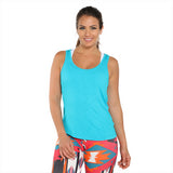 Liquido Lean On Me Tank Turquoise