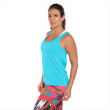 Liquido Lean On Me Tank Turquoise
