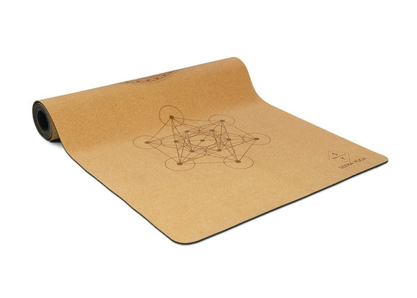 SEEKA YOGA – CORK SERIES – MANDALA YOGA AND PILATES MAT – 100% Cotton ...