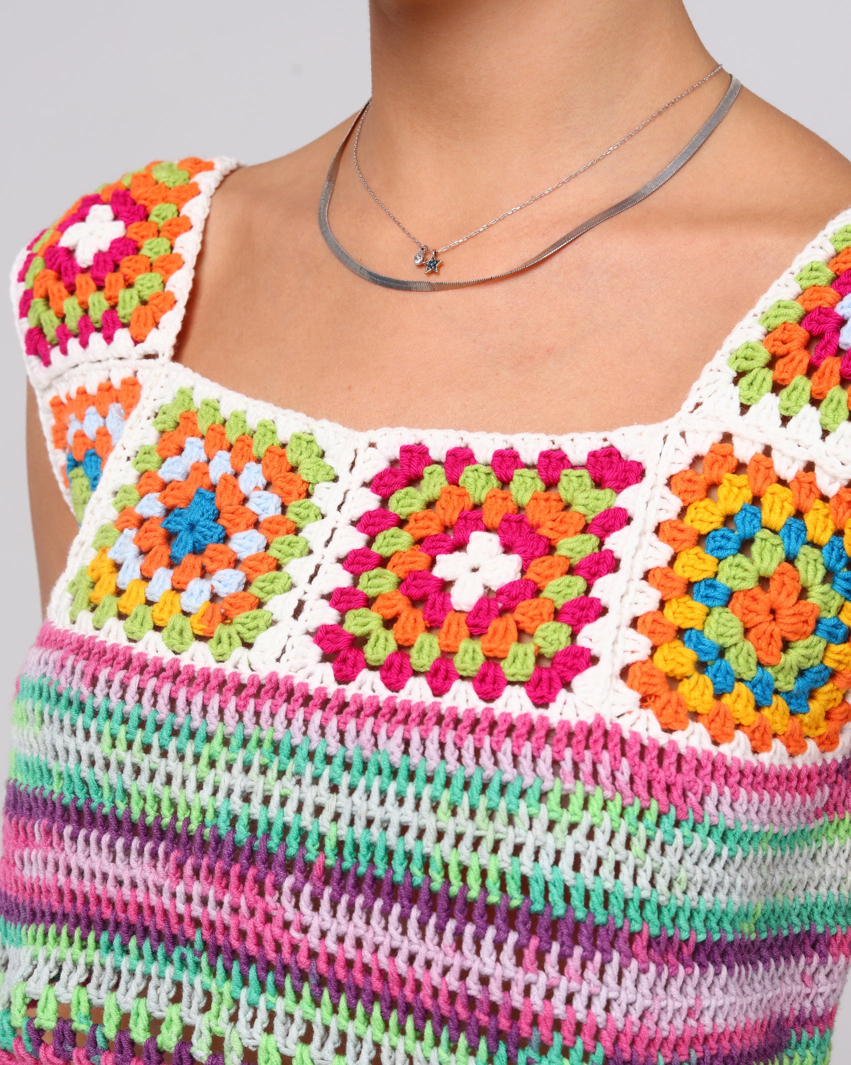 Crochet / Tığ işi- Renkli üst