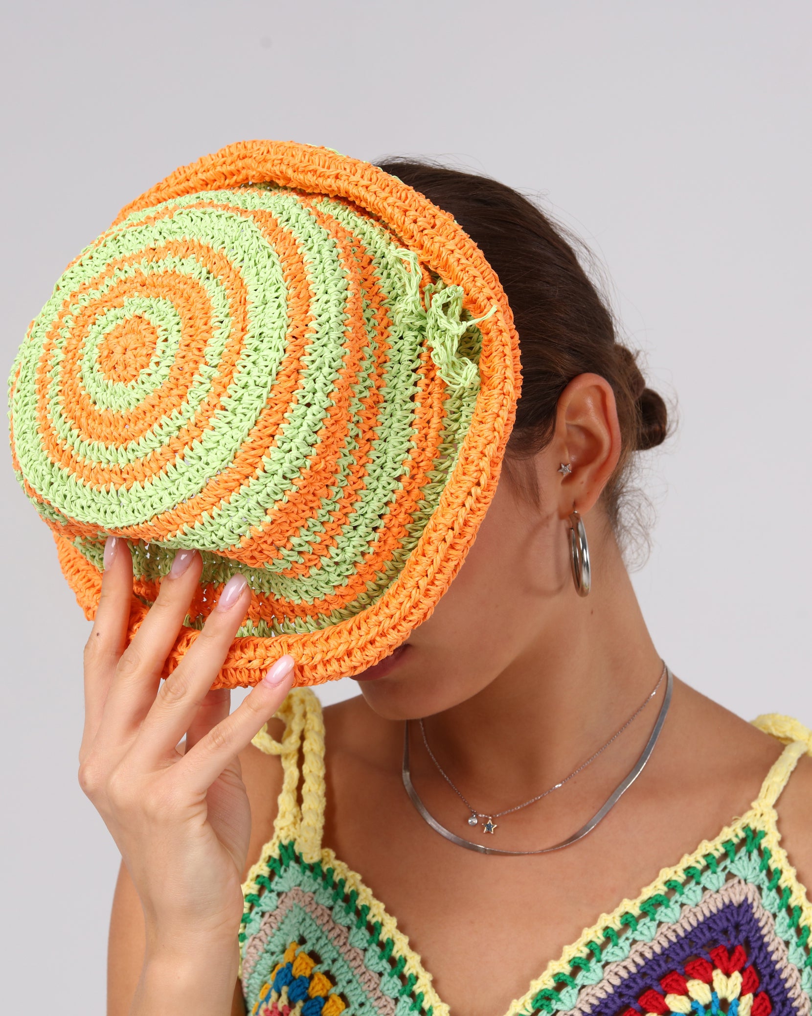 Crochet / Tığ işi- Hasır şapka