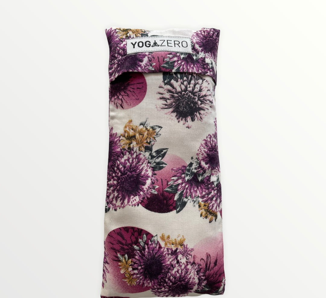 Lavanta Göz Yastığı - Mor çiçekler