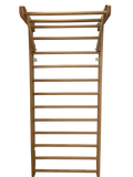 Wooden Pull-Up Gymnastics Ladder - Wall Mounted