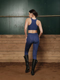 Taco Body-Sculpting Tayt - Koyu Mavi