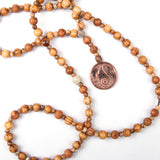 Tesbih Kolye (Sandal) - Ateş (Enerji)        Mala Necklace (Sandalwood) - Fire (Energy)