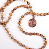 Tesbih Kolye (Sandal) - Su (Empati)      Mala Necklace (Sandalwood) - Water (Empathy)