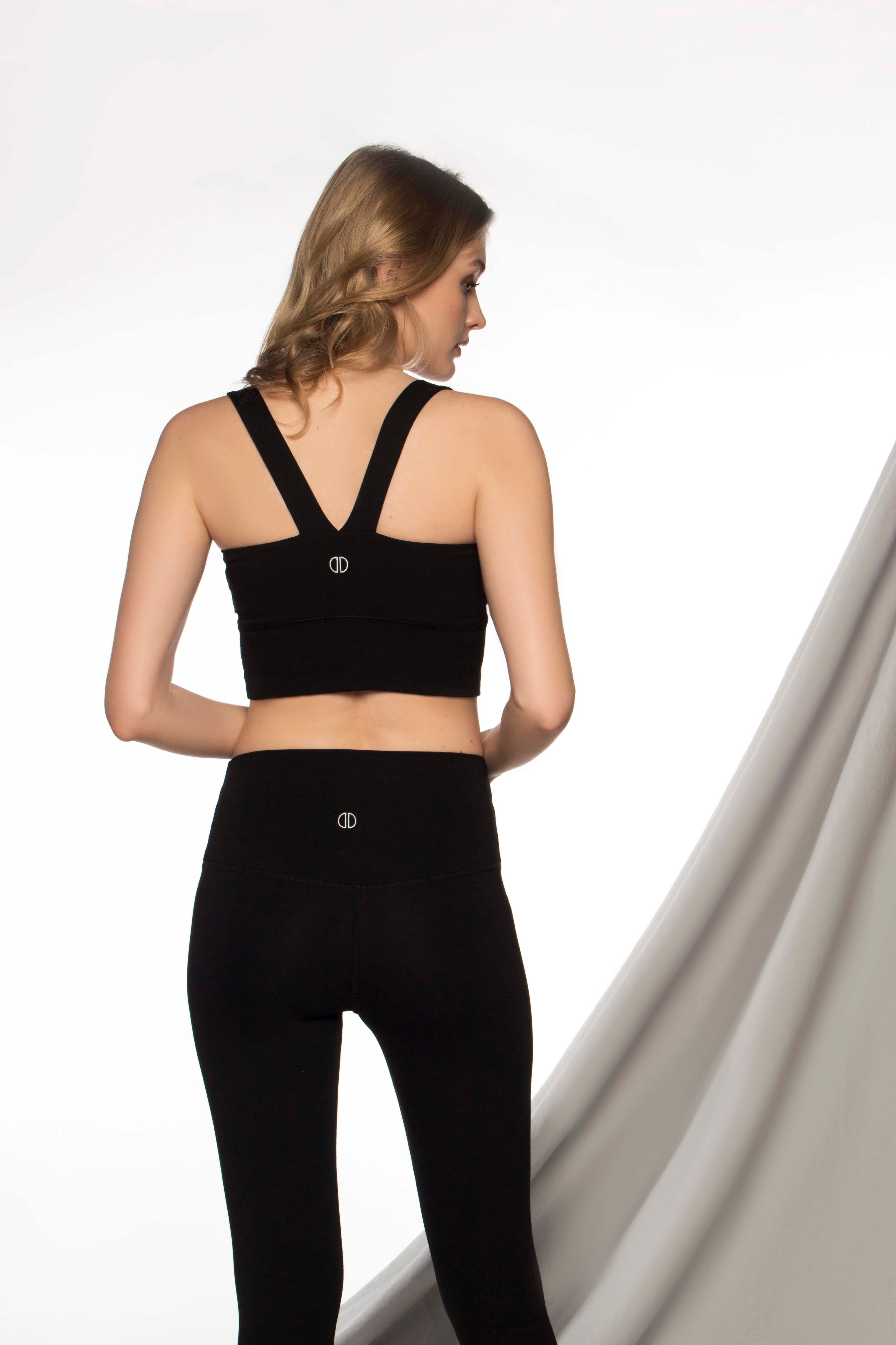 LANDO V Back Bra - Siyah
