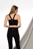 LANDO V Back Bra - Siyah