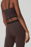 AIRBRUSH HIGH-WAIST STREAMLINED LEGGING - RAISIN/BLACK