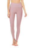 High Waist Airlift Legging- Dusted Plum