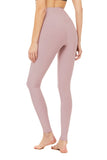 High Waist Airlift Legging- Dusted Plum